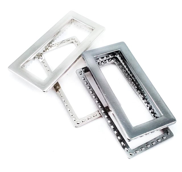 Metal Eyelet Rectangle Shape 40 x 20 mm E 1983 Metal Eyelet Rectangle Shape 40 x 20 mm E 1983