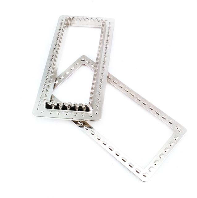 Metal Eyelet Rectangle Shape 40 x 20 mm E 1983 Metal Eyelet Rectangle Shape 40 x 20 mm E 1983