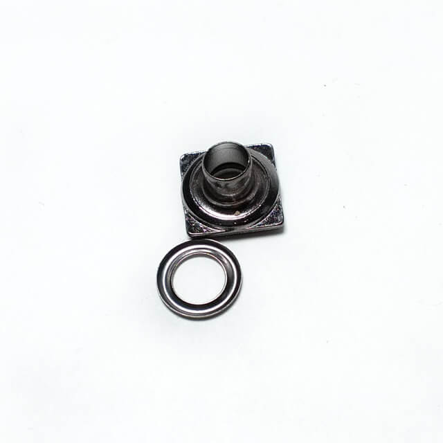 Shoe lace hole - eyelet 11 x 11 mm E 495 Shoe lace hole - eyelet 11 x 11 mm E 495