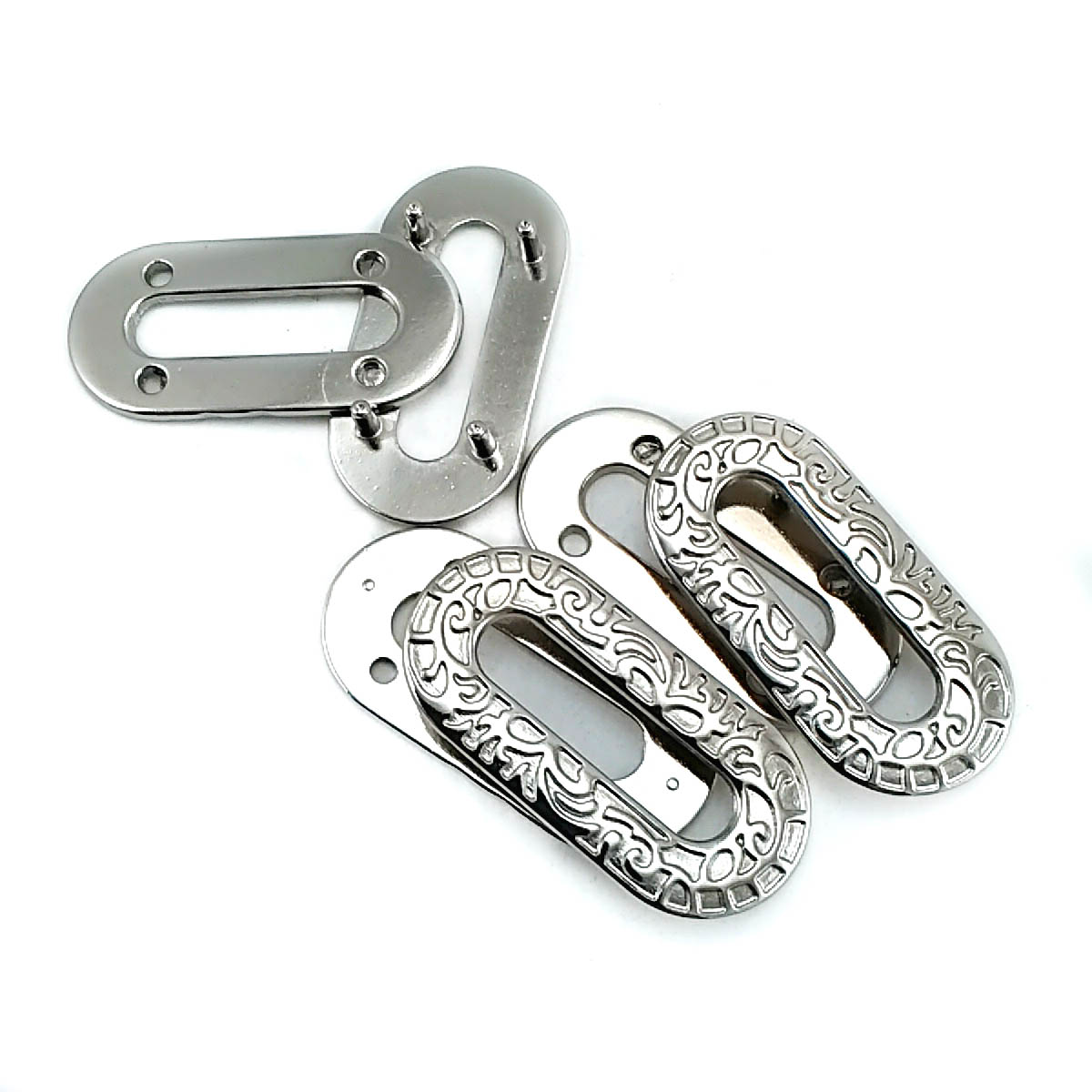 Eyelet Zinc Alloy Metal Decorative Patterned 28 x 40 mm E 664