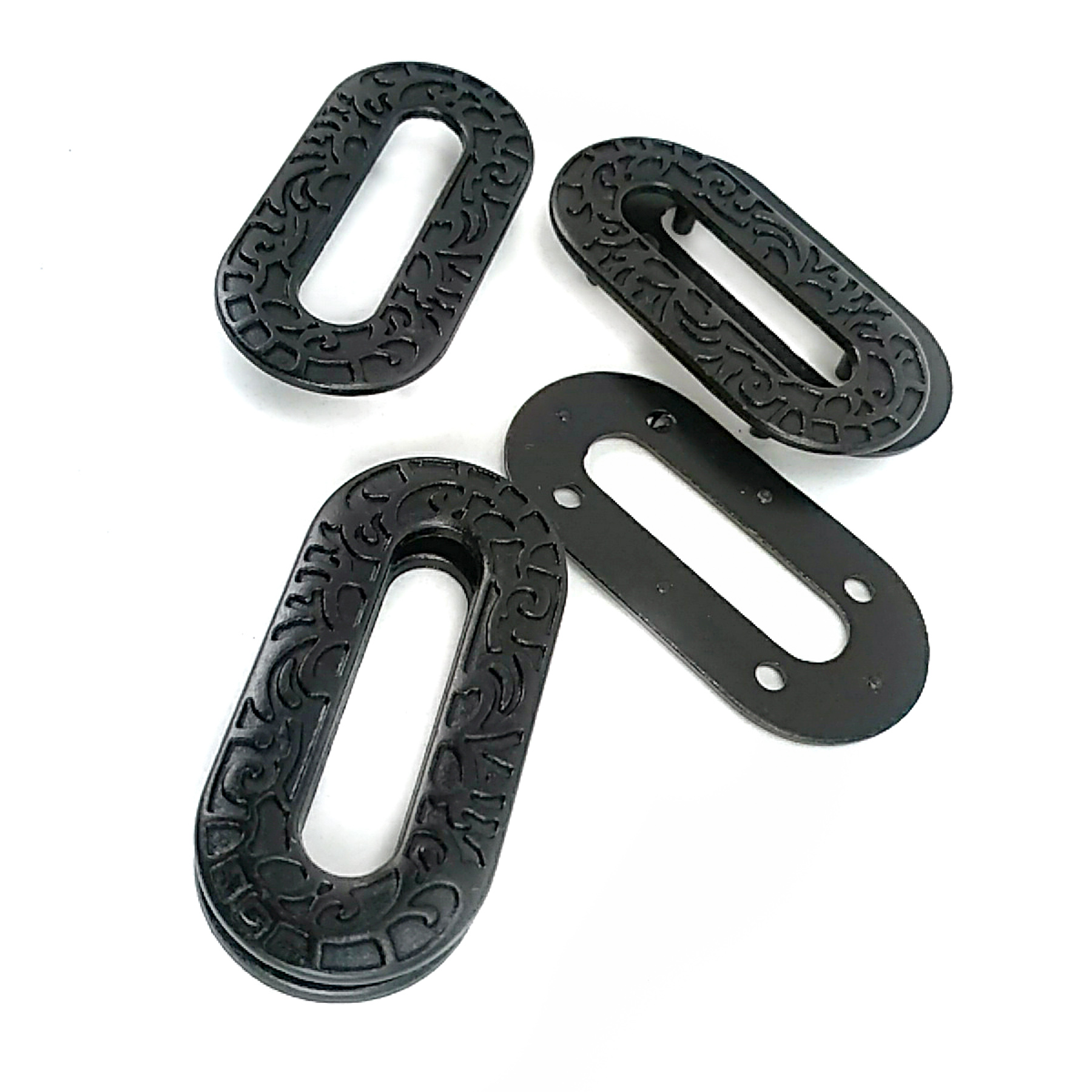 Eyelet Zinc Alloy Metal Decorative Patterned 28 x 40 mm E 664