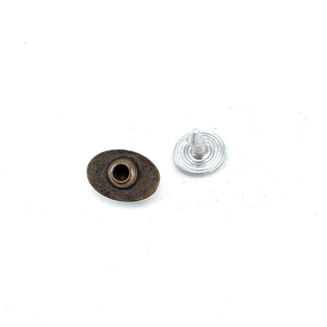 Rivet ellipse shape 12x8 mm