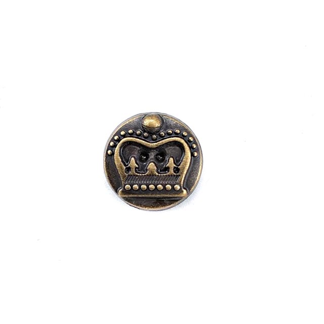 14 mm 22 lenght Textile rivet with crown - rivet