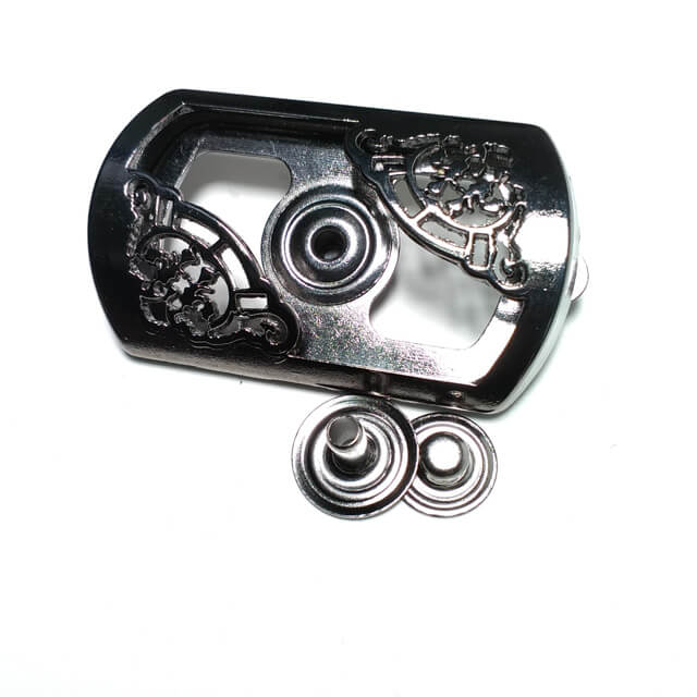 Metal Rectangular Frame Double Piece Snap Button Button 46 x 27 mm Metal Rectangular Frame Double Piece Snap Button Button 46 x 27 mm