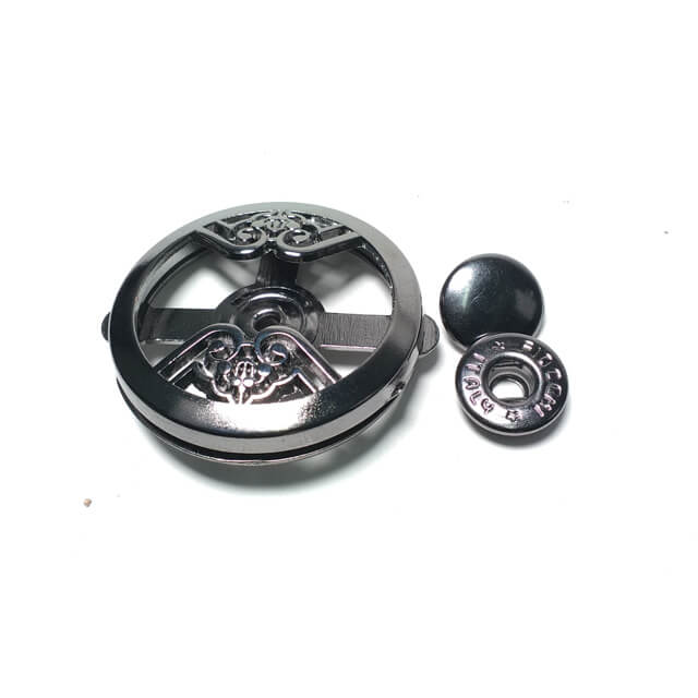 Round Metal Snap Button Button Diameter 37mm metal