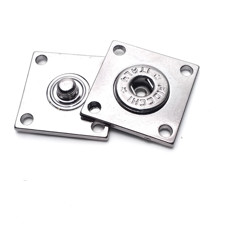 Strut Metal Square Snap Button Button 22mm-1707 Strut Metal Square Snap Button Button 22mm-1707