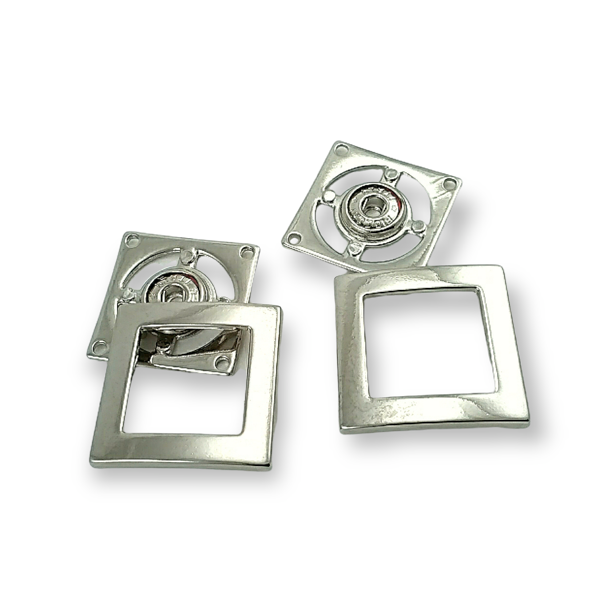 Mont , Kaban ve Ceket için Metal Çıtçıt Düğme 32 x 32 mm Е 1831