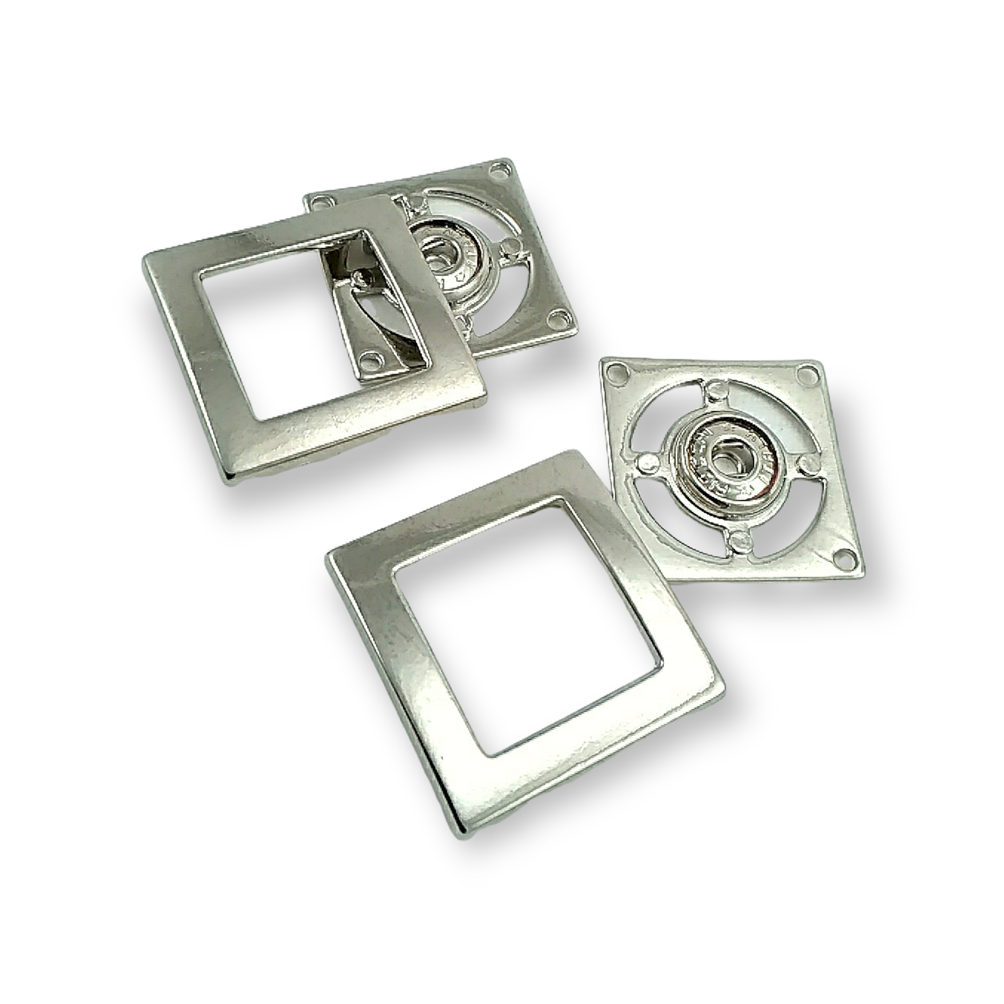 Mont , Kaban ve Ceket için Metal Çıtçıt Düğme 32 x 32 mm Е 1831