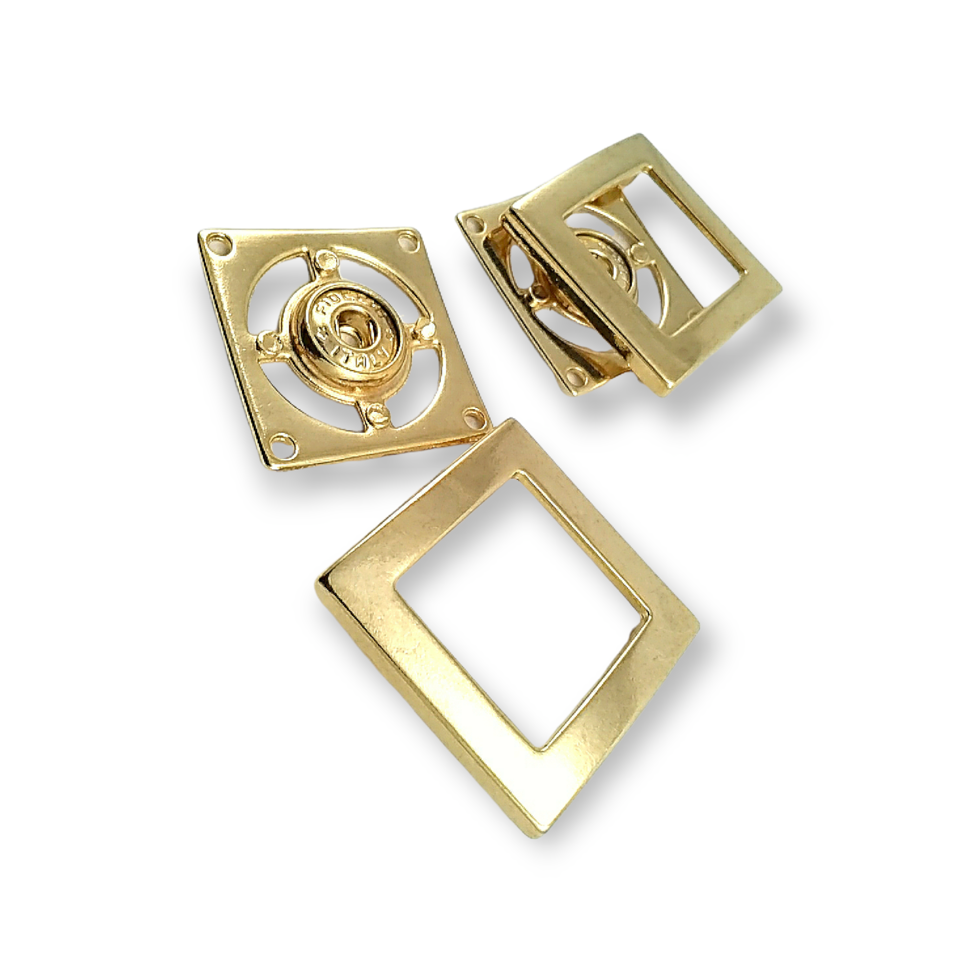 Mont , Kaban ve Ceket için Metal Çıtçıt Düğme 32 x 32 mm Е 1831
