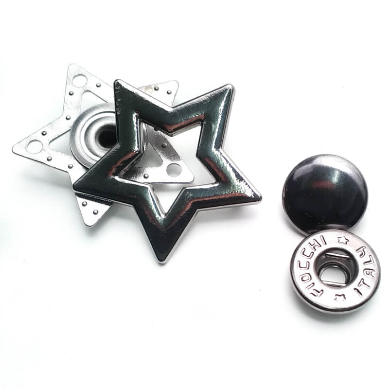 Snap Fasteners Button 40 mm Star Shape  Е 1984