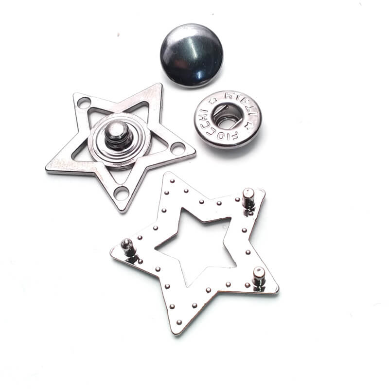 Snap Fasteners Button 40 mm Star Shape  Е 1984