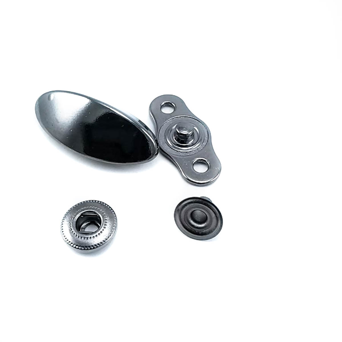 Oval Shape Snap Button 33 mm