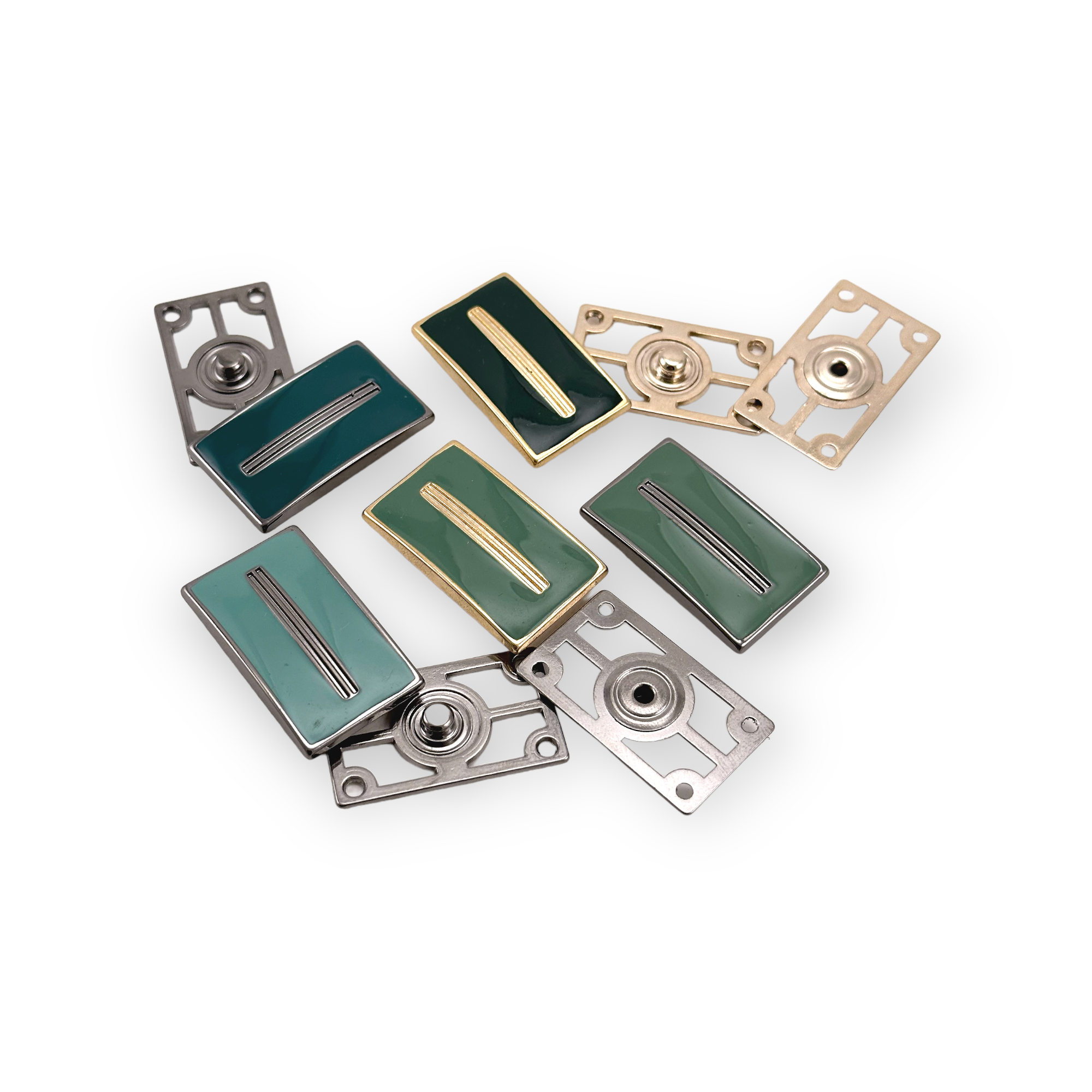 Mineli Şık Çıt Çıt Düğme 35 x 21 mm E 2113