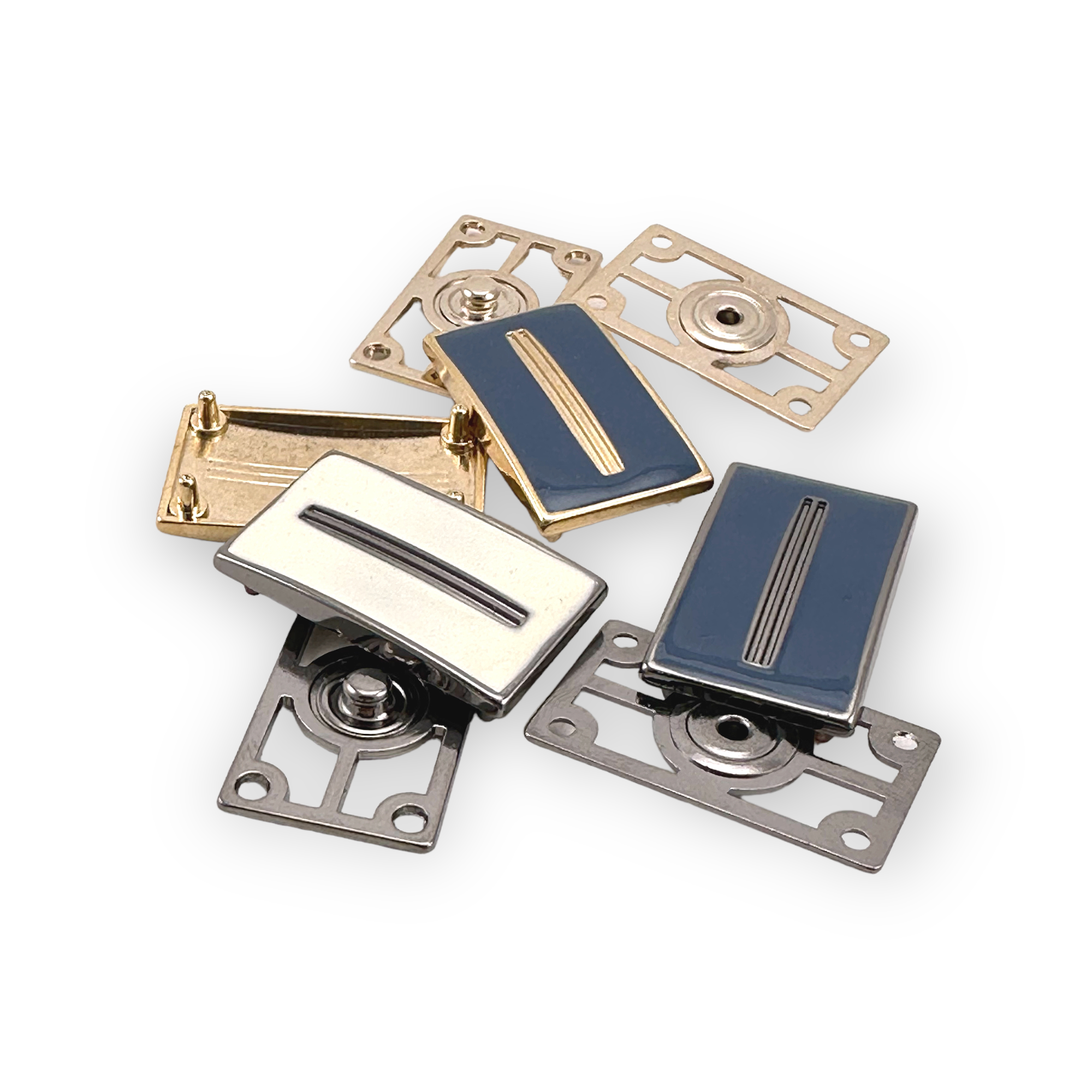 Mineli Şık Çıt Çıt Düğme 35 x 21 mm E 2113