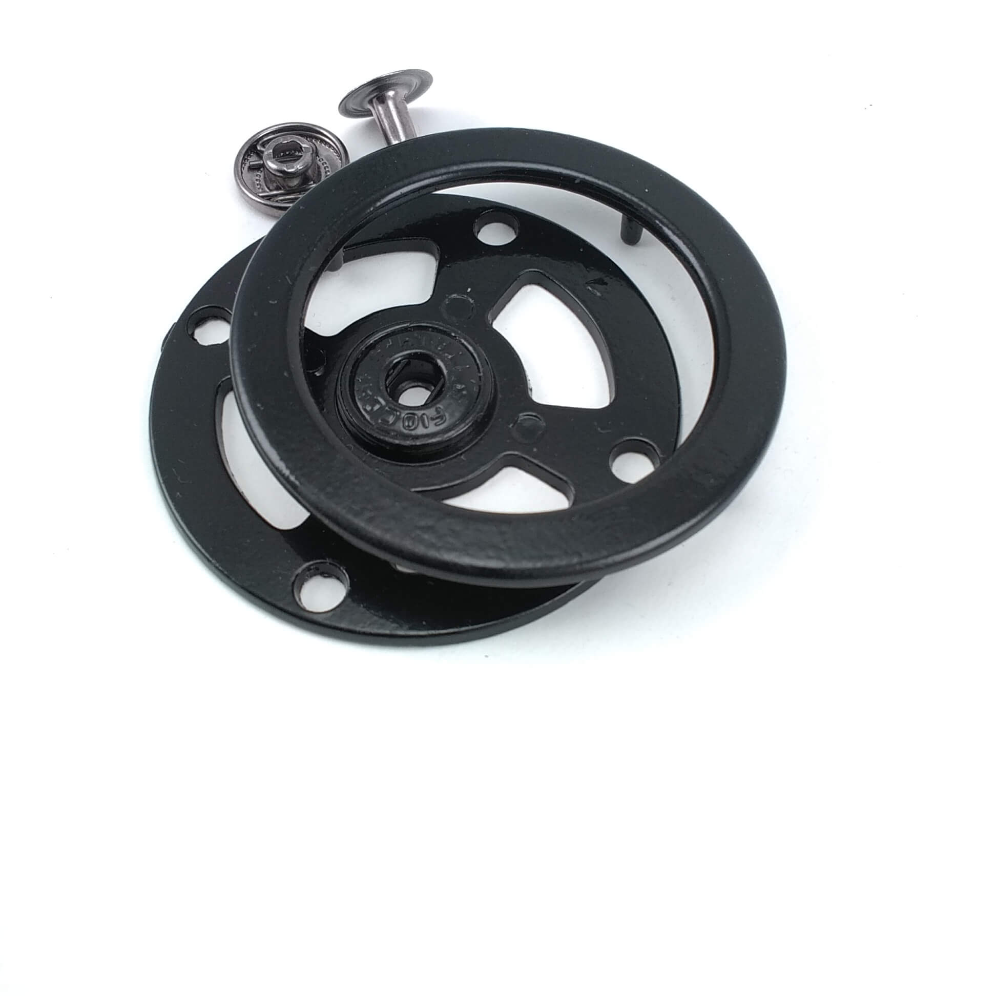50 mm Çıtçıt Düğme ön ve detay görünümü