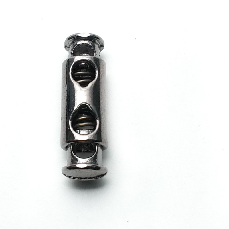 Çift Delikli Stoper Uzunluk 24 mm  Kordon Girişi 4 mm E 1365