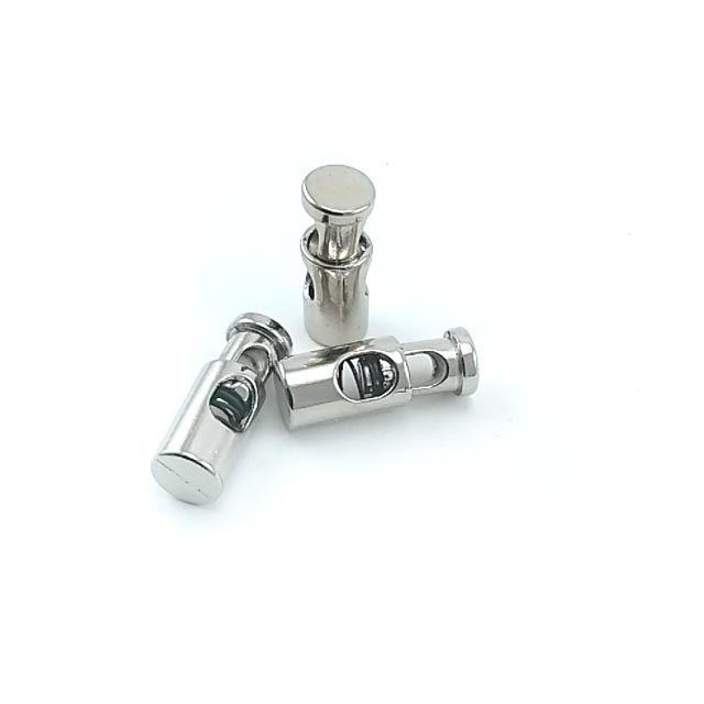 Kordon Kilidi Metal Tek Delikli Yaylı  7 mm E 1848