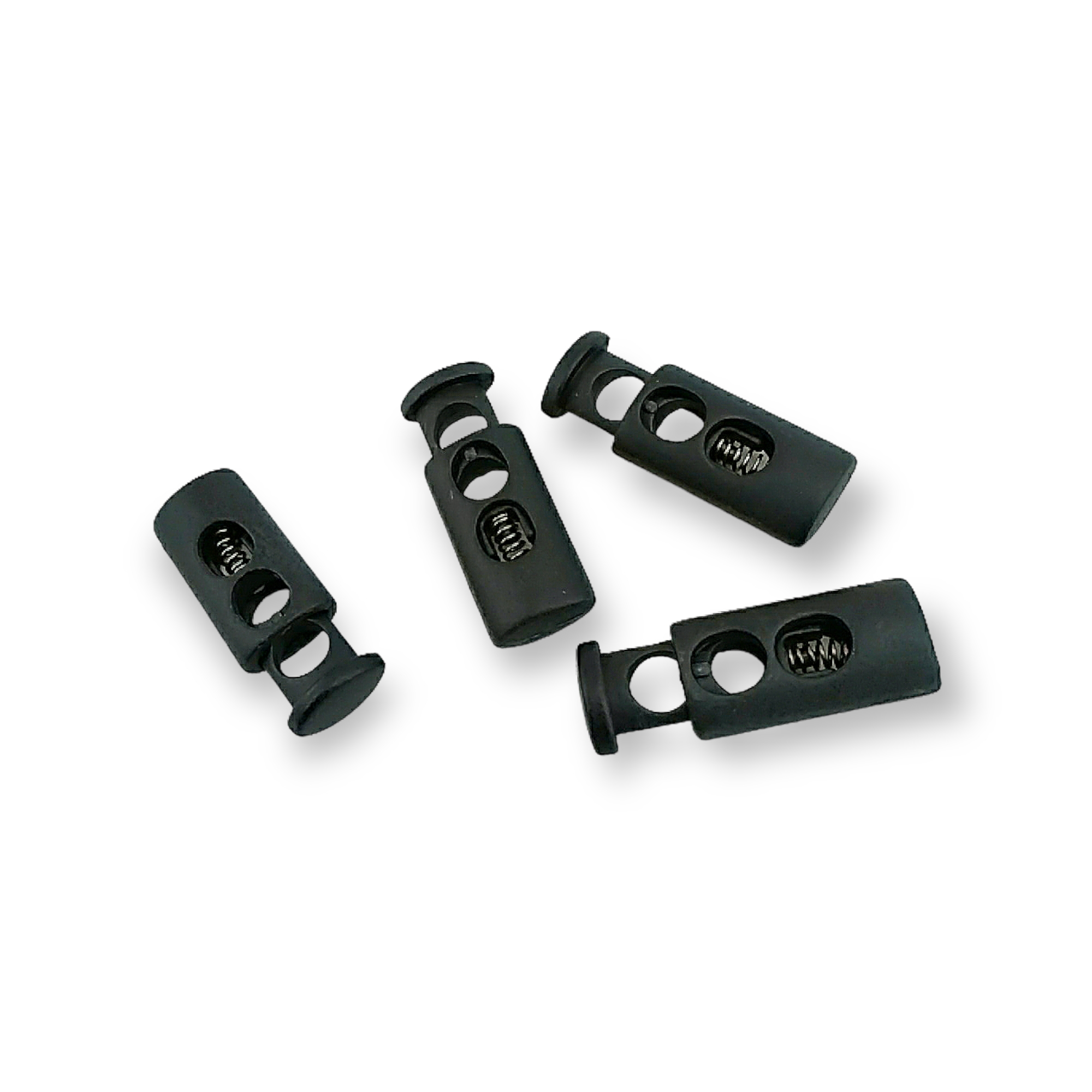 Bağcık Girişli Çift Delikli Stoper 6 mm Metal Kordon Kilidi E 214