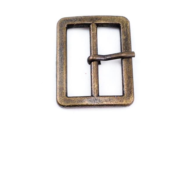 34 mm Center-Bar Buckle front and detail view