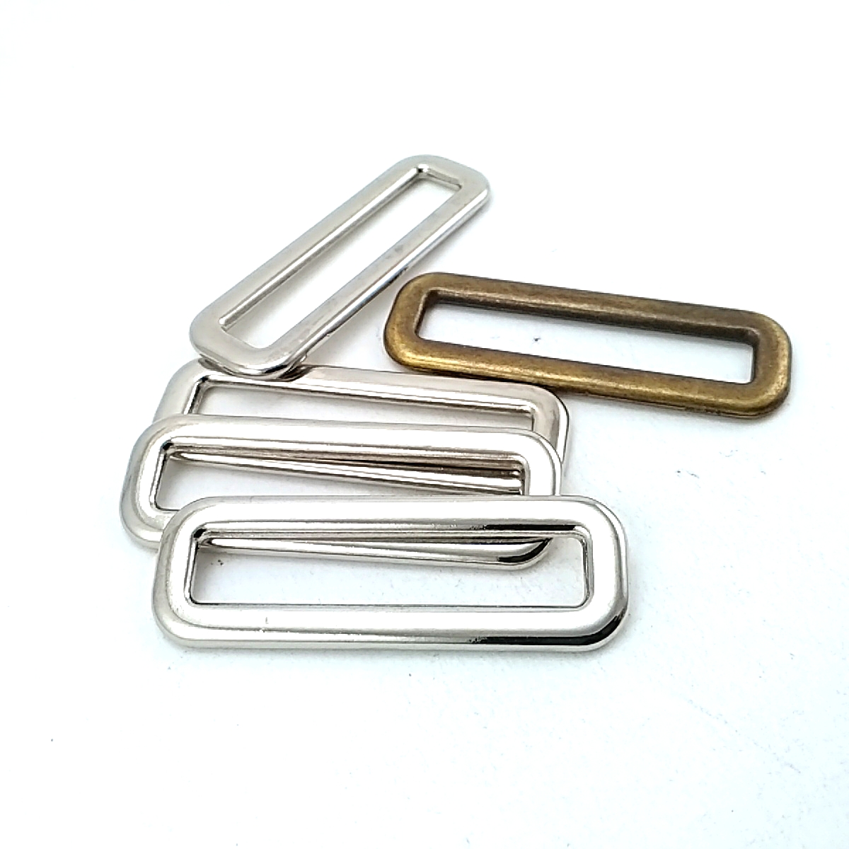 Dikdörtgen Metal Çerçeve Toka Zamak Toka  4 cm E 1514