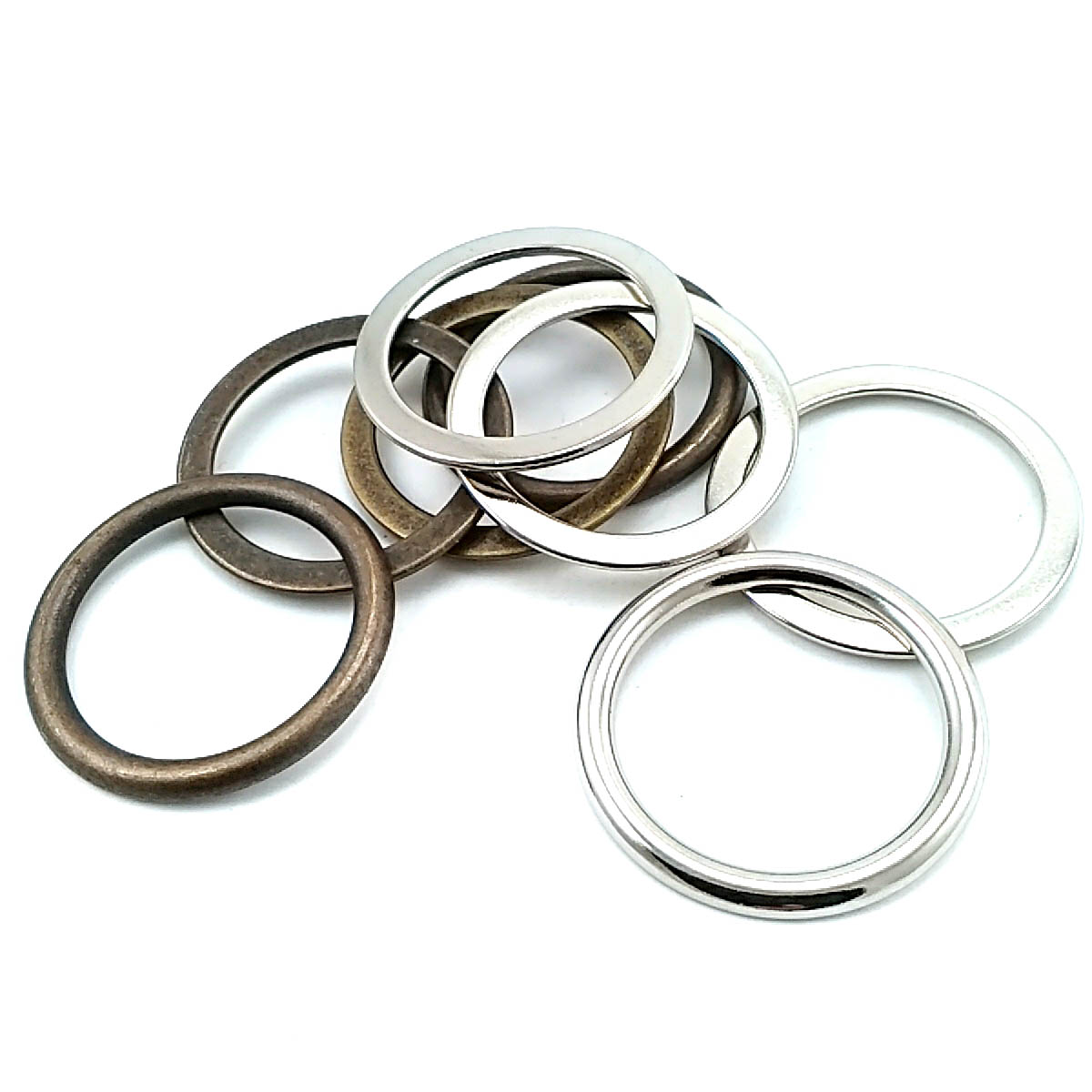 Ring buckle -bag and garment buckle 30 mm