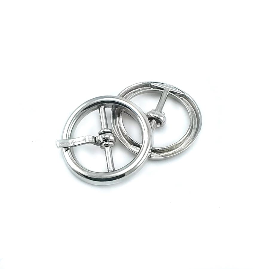 Dilli Halka Toka 20 mm Metal Yuvarlak E 2129