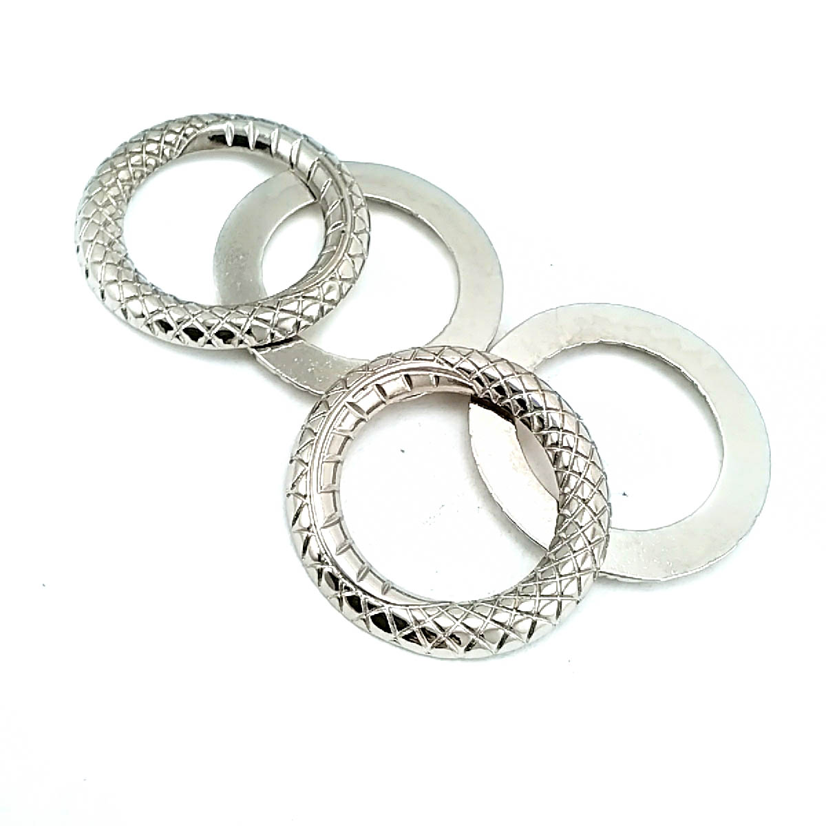 30 mm Ring / Metal Frame front and detail view