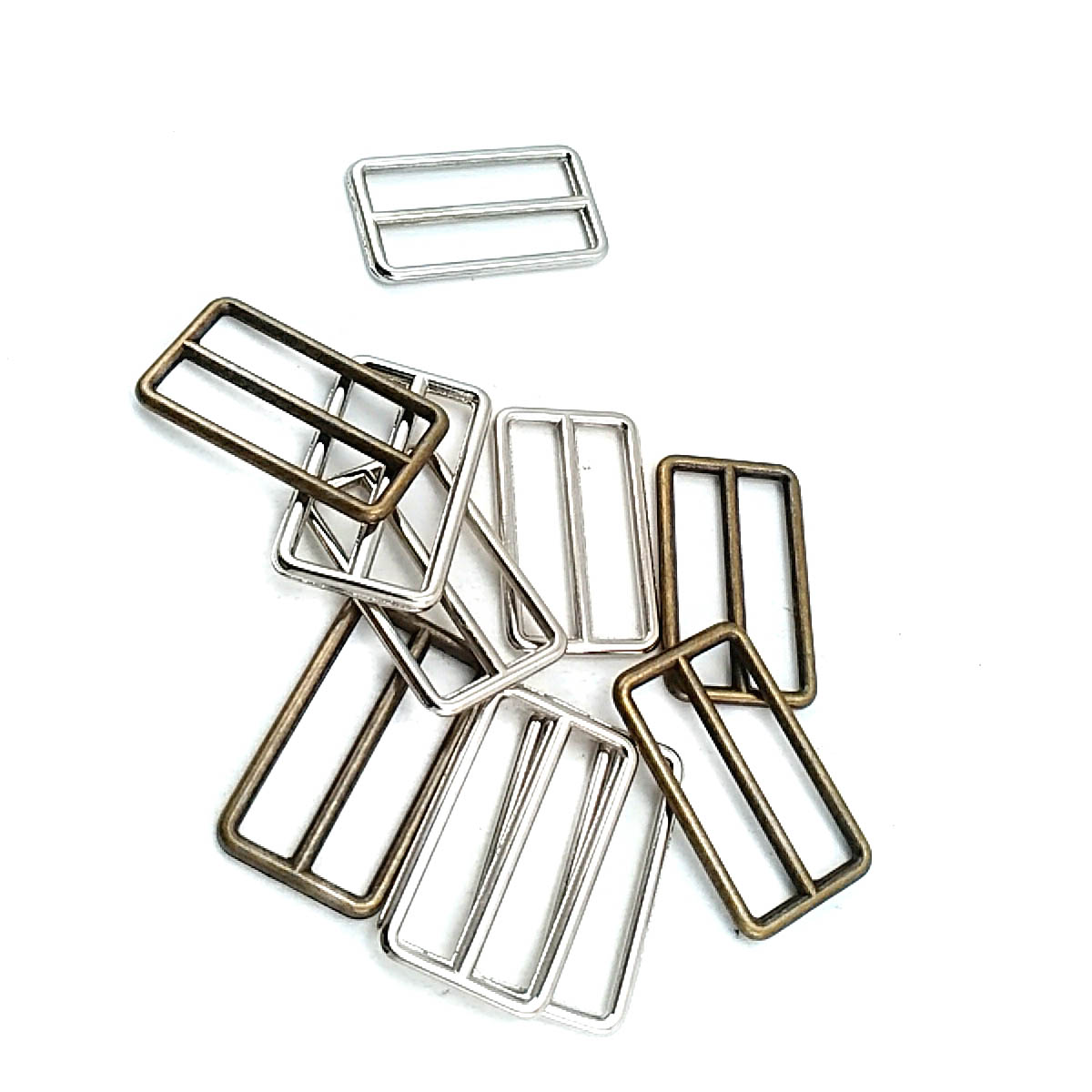 24 mm Rectangular metal buckle zamak