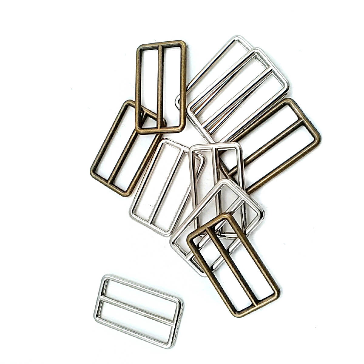 24 mm Rectangular metal buckle zamak
