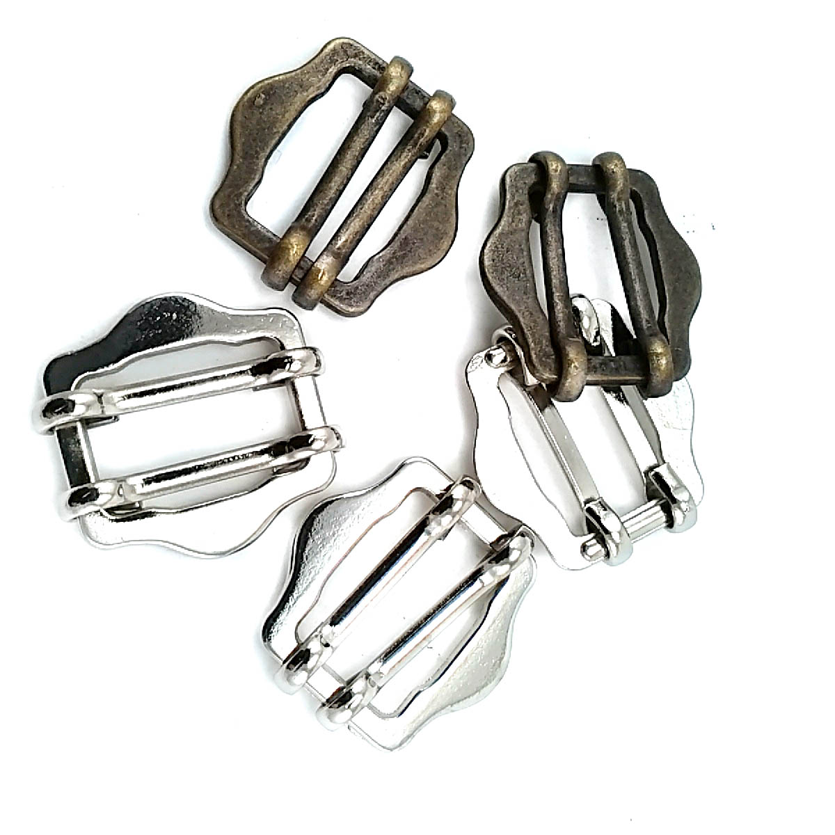 2 cm Slider Buckles Belt Adjuster for DIY Shoulder Strap Bags/Flat Slide Buckle / Metal Buckle Purse Handbag Bag Making Hardware E 545
