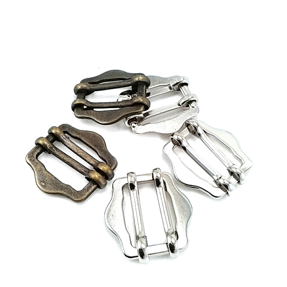 2 cm Slider Buckles Belt Adjuster for DIY Shoulder Strap Bags/Flat Slide Buckle / Metal Buckle Purse Handbag Bag Making Hardware E 545
