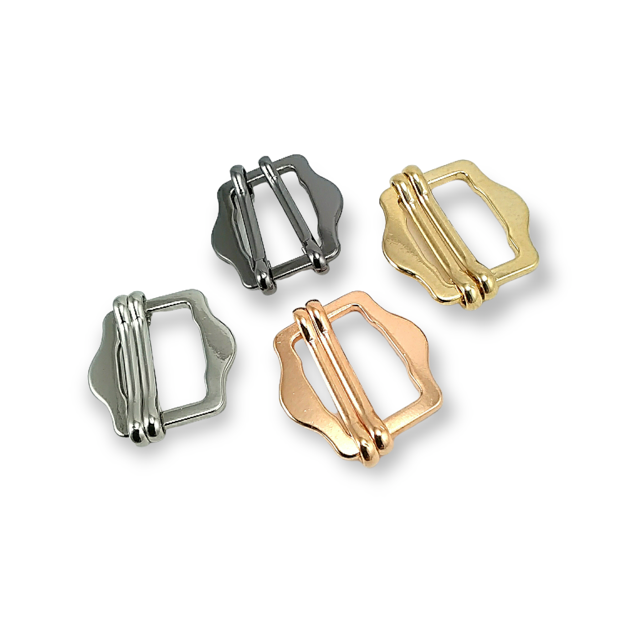 2 cm Slider Buckles Belt Adjuster for DIY Shoulder Strap Bags/Flat Slide Buckle / Metal Buckle Purse Handbag Bag Making Hardware E 545