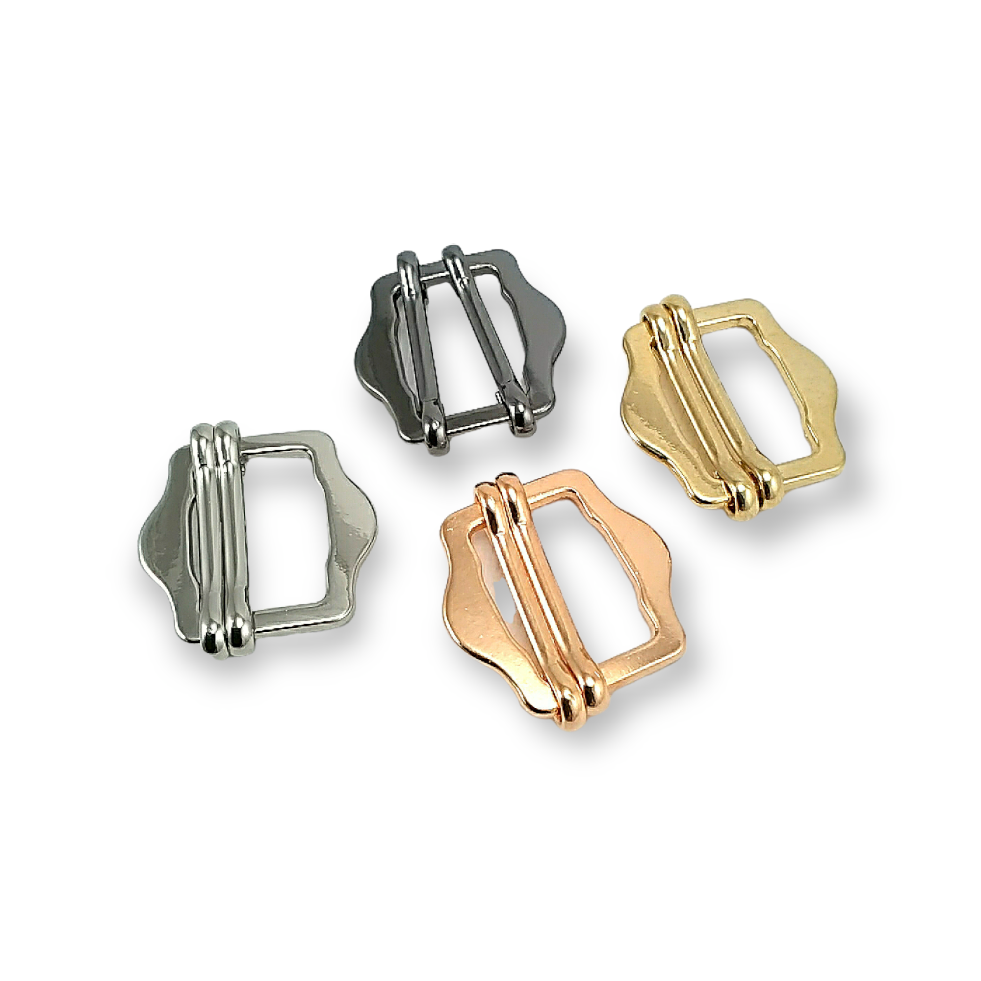 2 cm Slider Buckles Belt Adjuster for DIY Shoulder Strap Bags/Flat Slide Buckle / Metal Buckle Purse Handbag Bag Making Hardware E 545