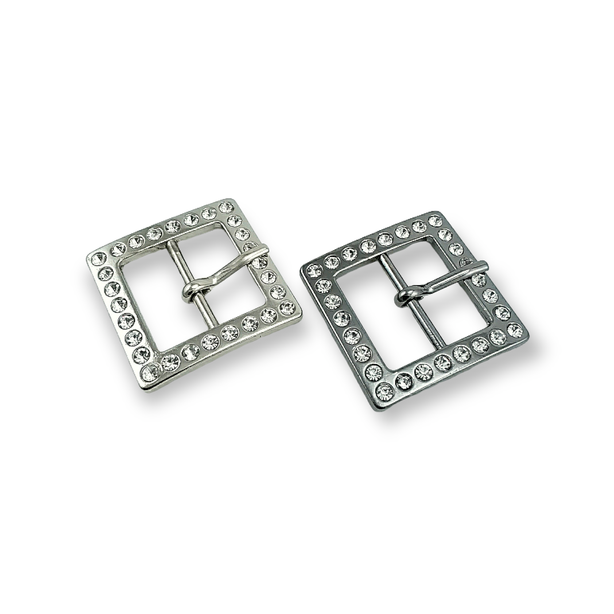 Rhinestone Belt Buckle 25mm Center Bar Belt Buckle E 04
