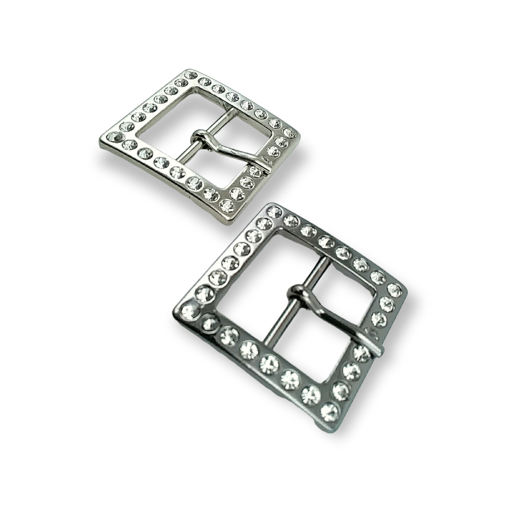 Rhinestone Belt Buckle 25mm Center Bar Belt Buckle E 04