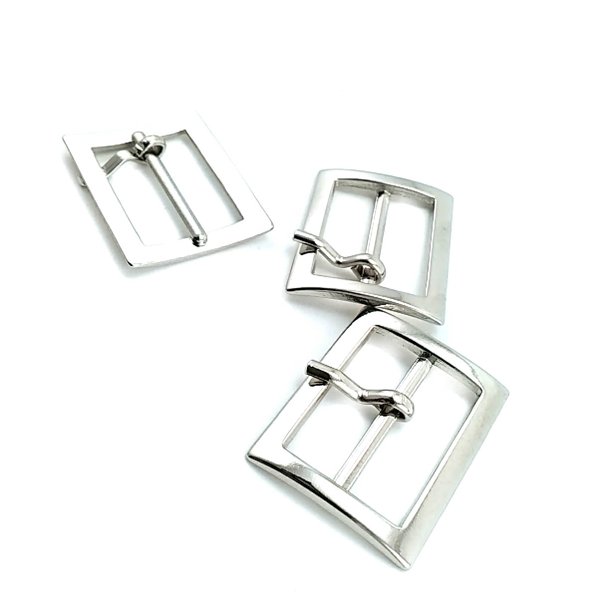 Square Center Bar 2.5 cm Buckle Bag and Belt Buckle E 1020
