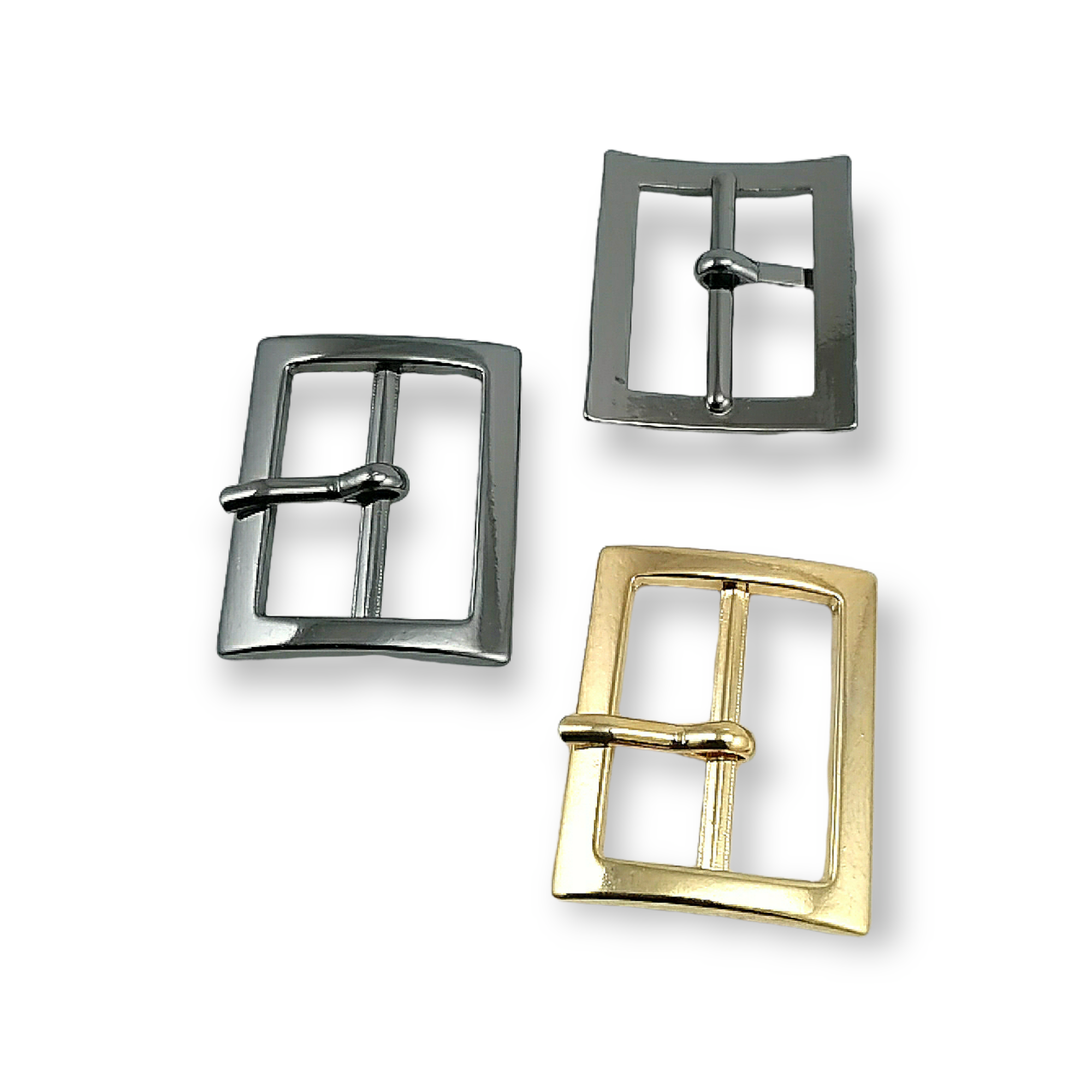 Square Center Bar 2.5 cm Buckle Bag and Belt Buckle E 1020
