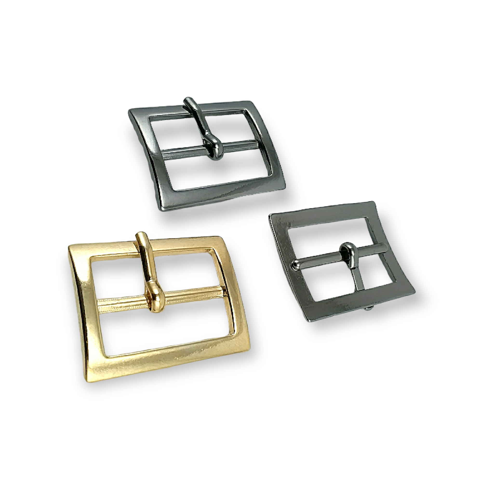 Square Center Bar 2.5 cm Buckle Bag and Belt Buckle E 1020