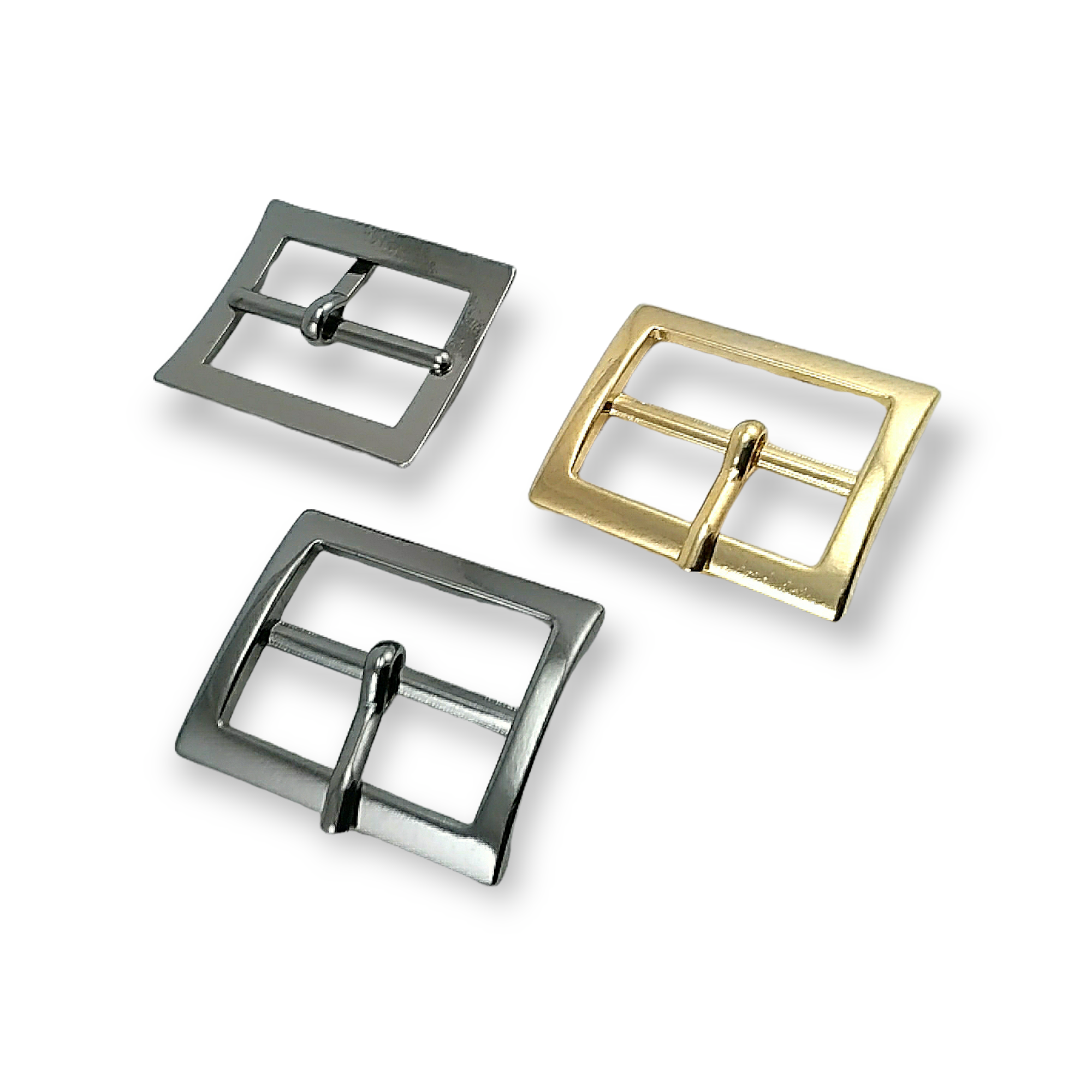 Square Center Bar 2.5 cm Buckle Bag and Belt Buckle E 1020