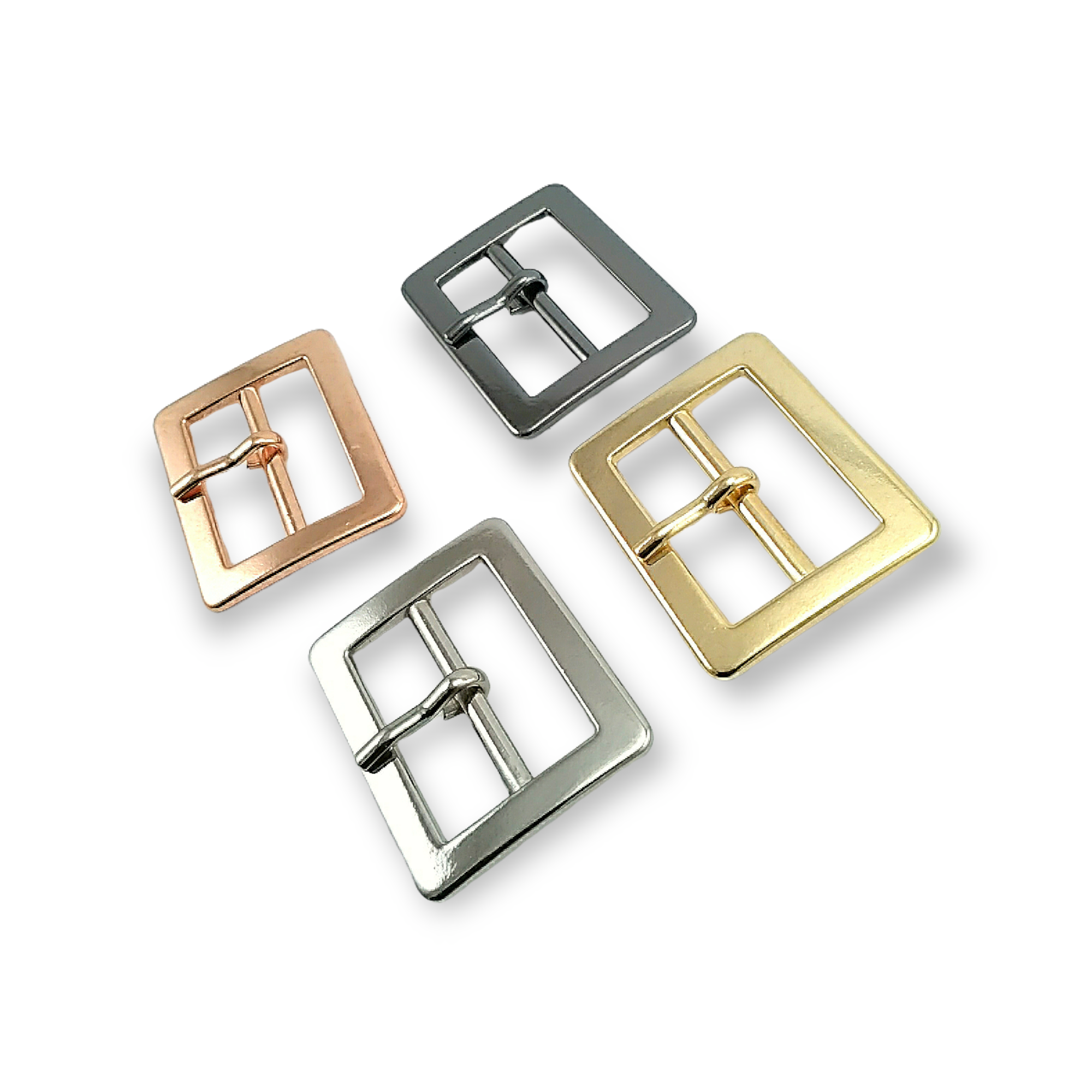 Rectangle Buckle 2 cm Metal Belt Buckle E 1147