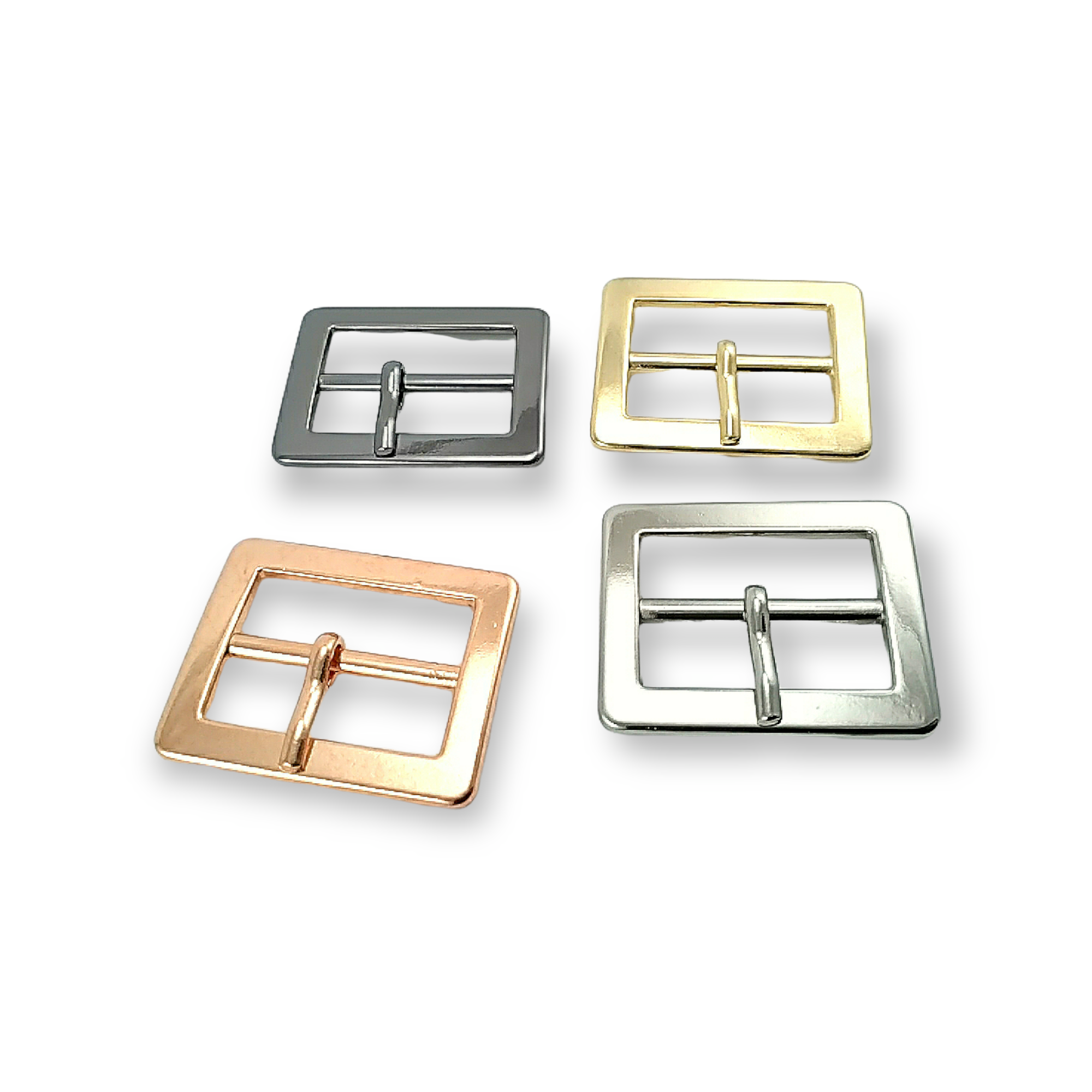 Rectangle Buckle 2 cm Metal Belt Buckle E 1147