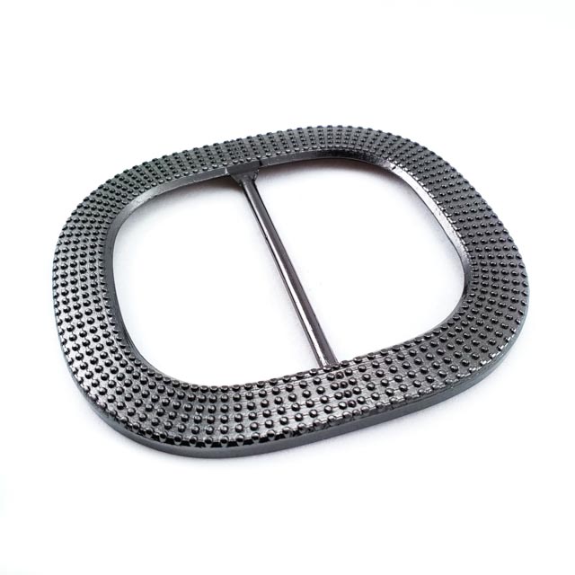 47 mm Center-Bar Buckle front and detail view