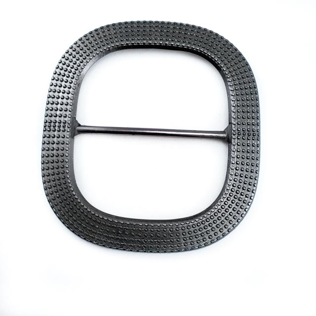 47 mm Center-Bar Buckle front and detail view