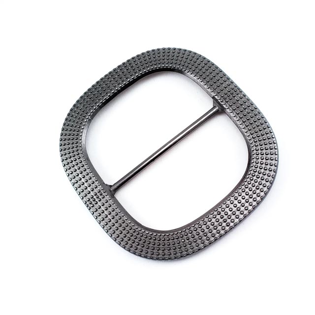 47 mm Center-Bar Buckle front and detail view