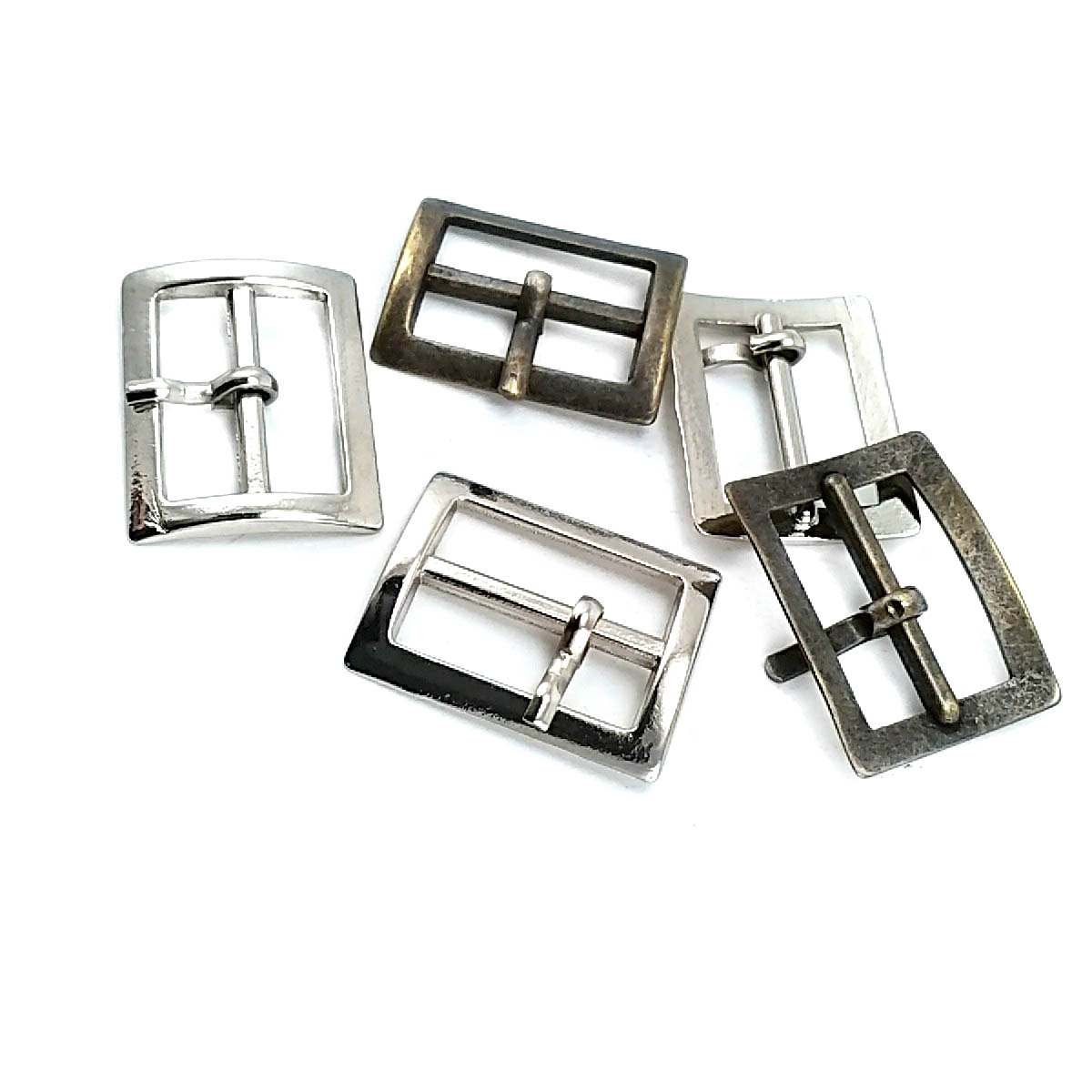 Belt Buckle Rectangular Buckle 2 cm Center Bar Buckle E 1525