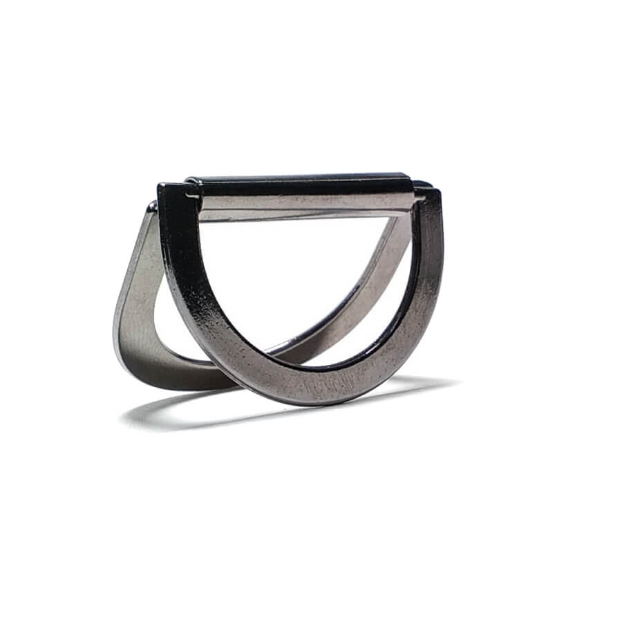 Double D Ring Buckle 3 cm Belt and Adjustment Buckle E 1991 Double D Ring Buckle 3 cm Belt and Adjustment Buckle E 1991