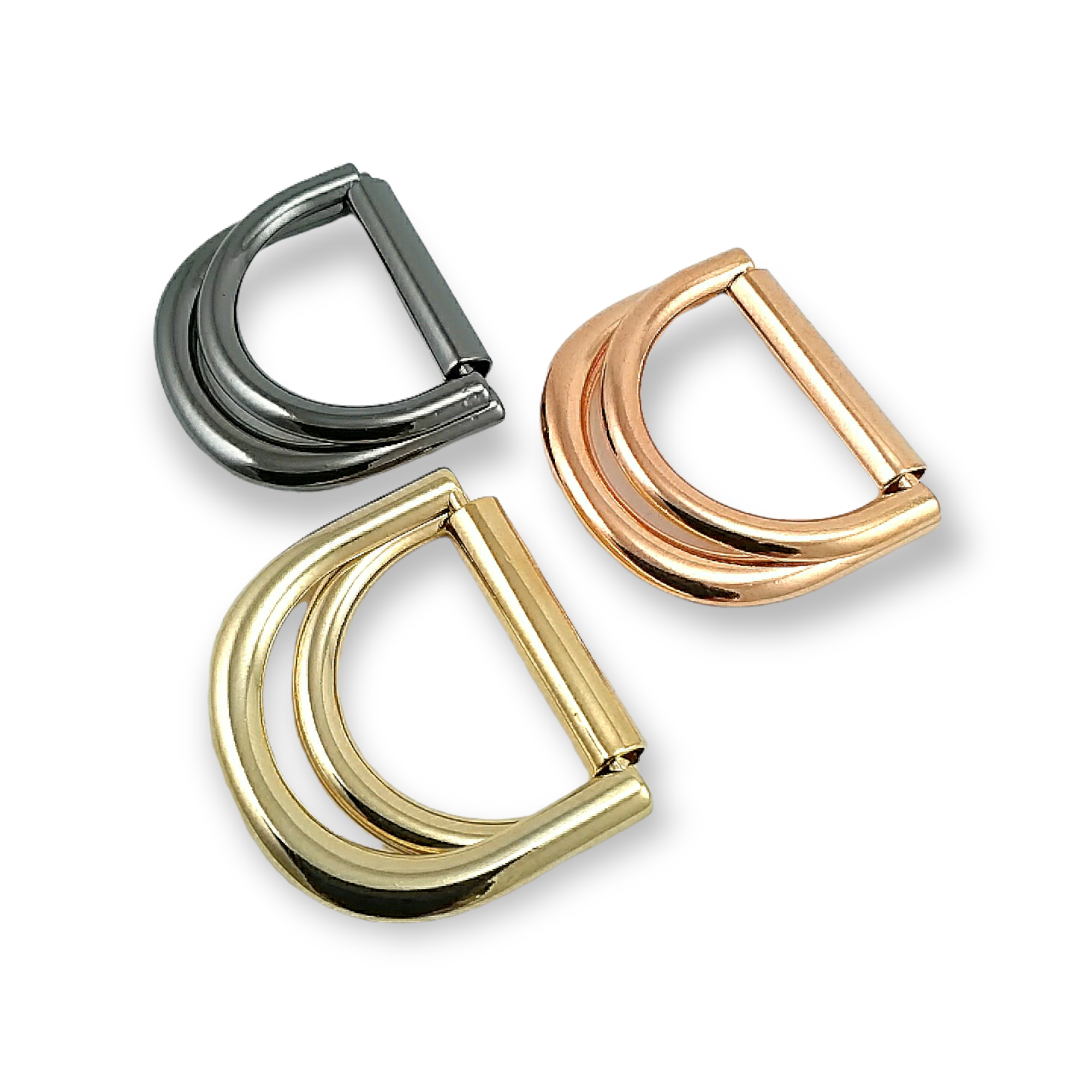 Double D Ring Buckle 3 cm Belt and Adjustment Buckle E 1991 Double D Ring Buckle 3 cm Belt and Adjustment Buckle E 1991