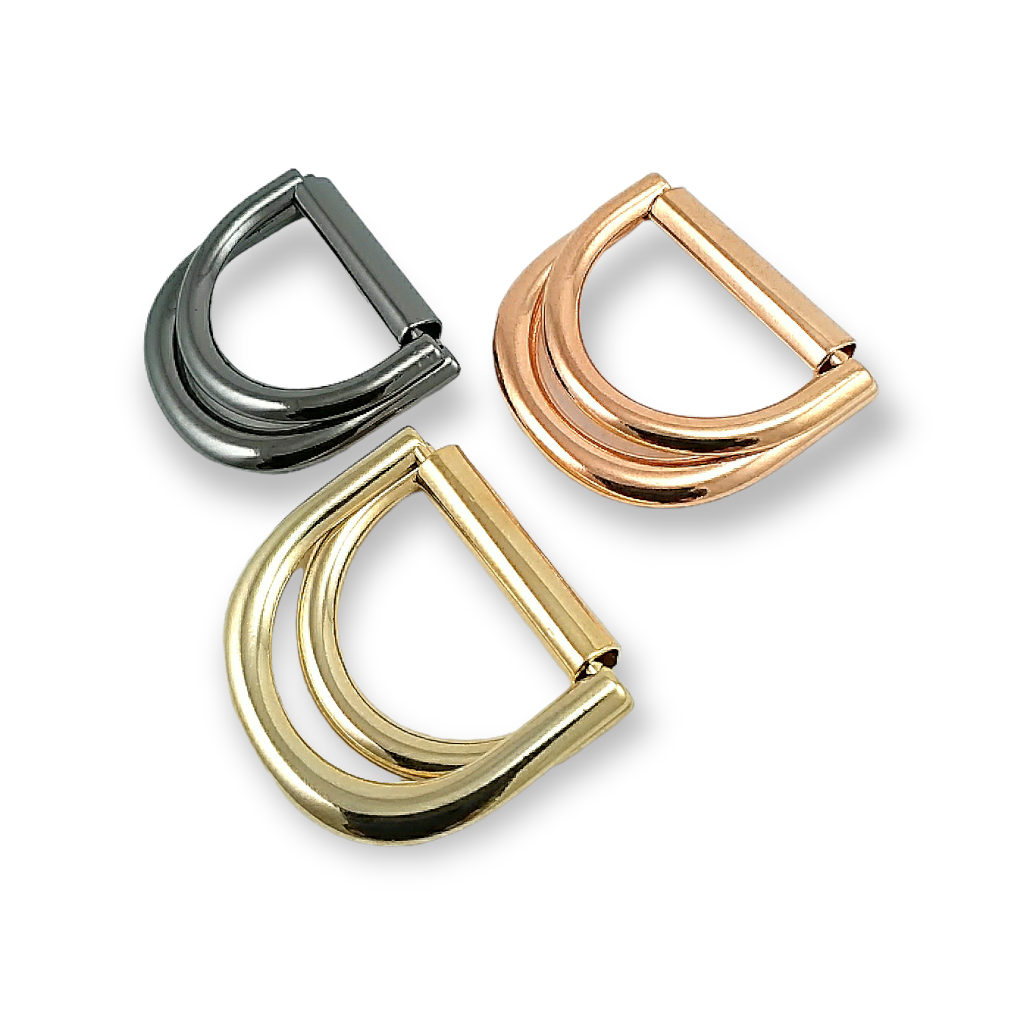 Double D Ring Buckle 3 cm Belt and Adjustment Buckle E 1991 Double D Ring Buckle 3 cm Belt and Adjustment Buckle E 1991