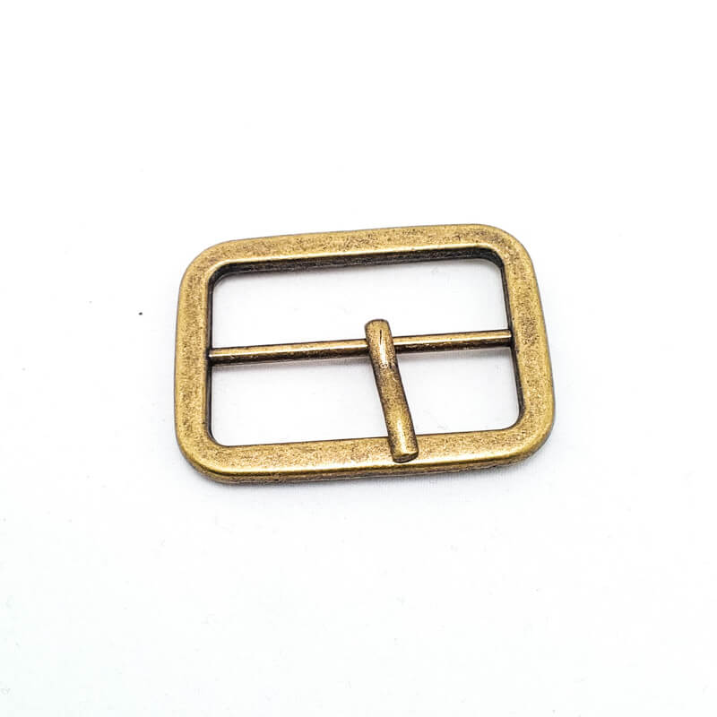 35 mm Center-Bar Buckle front and detail view