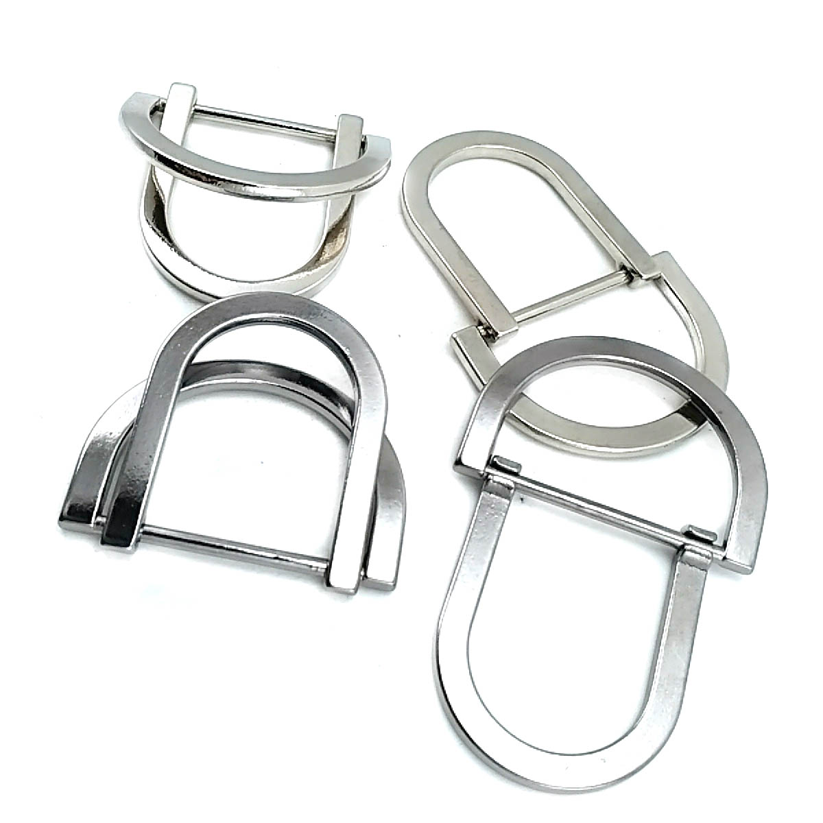 Double Ring D Buckle 23 mm Metal Adjuster and Belt Buckle E 2145